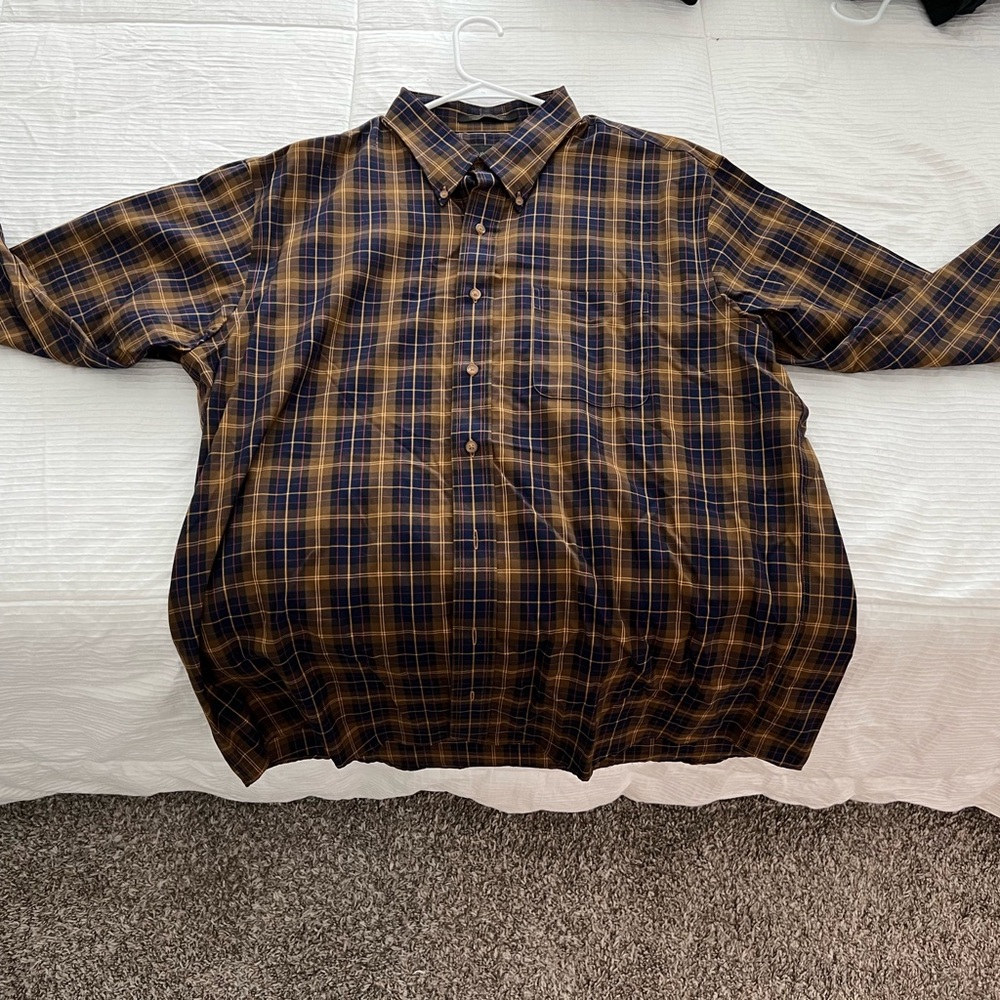 Mens Allen Edmonds Button Down XL